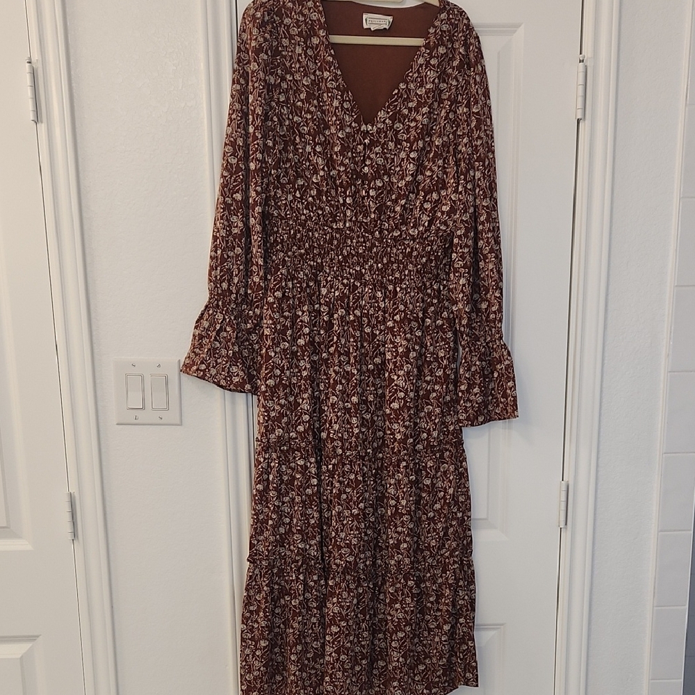 Floral Long Sleeve Dress